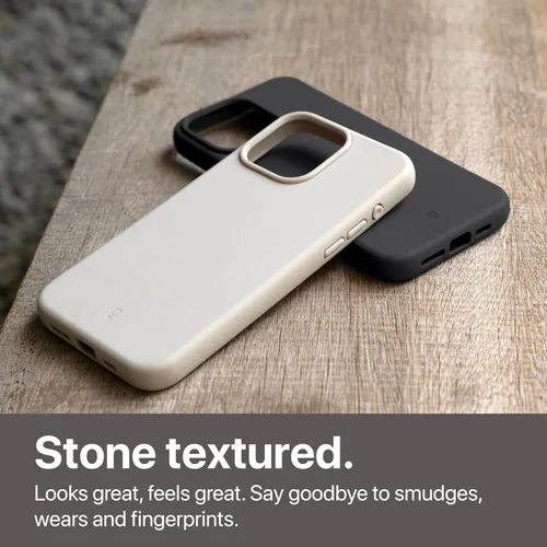 Miniatura 4 de TineeOwl para iPhone 15 Pro Funda Magnética - Serie Dune, Compatible con MagSafe, TPU, Minimalista, Delgada/Fina, con Agarre y Forro de Microfibra