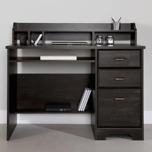 Miniatura 8 de South Shore Versa - Escritorio para computadora con gabinete, arce gris