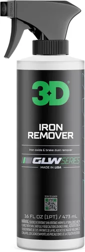 3D GLW Series Removedor de Hierro – Limpiador de Acción Rápida para Partículas Metálicas y Polvo de Frenos | Descontaminación de Ruedas y Pintura
