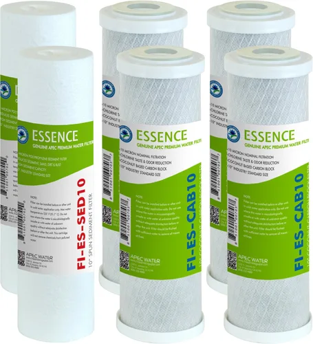 Miniatura 12 de APEC - JUEGO DE FILTROS - Repuesto de alta capacidad, juego de prefiltros para sistema de filtro de agua de ósmosis inversa serie ESSENCE, etapa 1