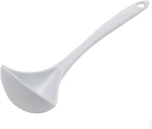 Chef Craft Cucharón de melamina básica, 10.5 pulgadas, color blanco