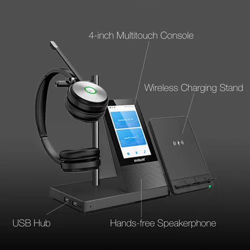 Miniatura 5 de Yealink WH66 Teams - Auriculares DECT certificados por equipos, se conectan al escritorio, PC/Mac, softphones - Funciona con equipos, Zoom
