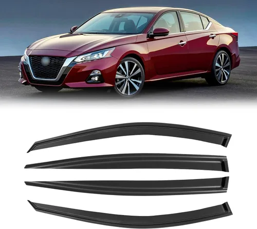 Miniatura 18 de Visera de ventana para Honda Civic 2022-2025, protectores de lluvia de canal exterior, escudos, deflector de ventilación, sombra, viento, humo