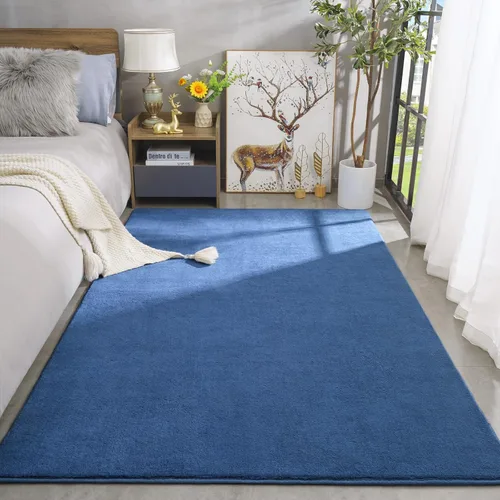 Miniatura 2 de Amearea Alfombras modernas para dormitorio, sala de estar, alfombra de espuma viscoelástica gruesa de 4 x 6 pies, alfombra de espuma viscoelástica
