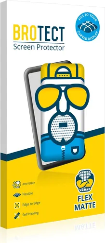 Miniatura 4 de brotect Protector de pantalla curvado 3D mate, compatible con Vwar DT7 Max Serie 7 (1.772 in) (paquete de 2)