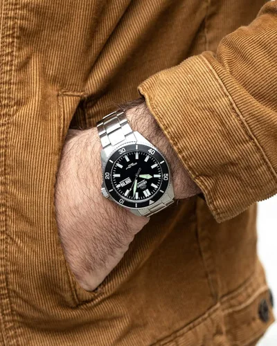 Miniatura 7 de Orient Reloj japonés "Kanno" AutomáticoHandwinding Diver
