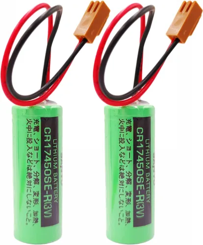 Miniatura 8 de Batería PLC CR17450SE-R de 3 V 2500 mAh con resistencia para sistema CNC FANUC A98L-0031-0012 con enchufe