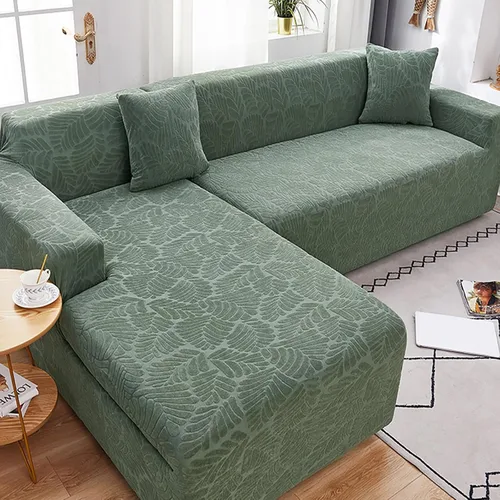 Miniatura 15 de Fundas elásticas para sofá modular, funda de sofá jacquard en forma de L, gruesa y antideslizante, protector de muebles, funda de sofá adecuada