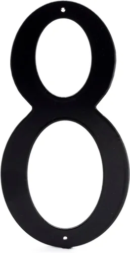Miniatura 12 de Montague Metal Products números estándar para casas, Negro