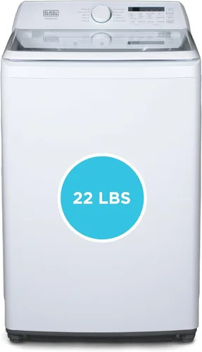 Miniatura 10 de BLACK+DECKER Lavadora de carga frontal de 4.5 pies cúbicos, lavadora de tamaño completo con 12 ciclos, lavadora con certificación ENERGY STAR