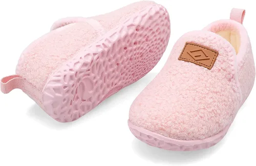 Miniatura 6 de Lefflow - Pantuflas para niños y niñas, zapatos de casa sin cordones para bebés, zapatos ligeros para caminar al aire libre