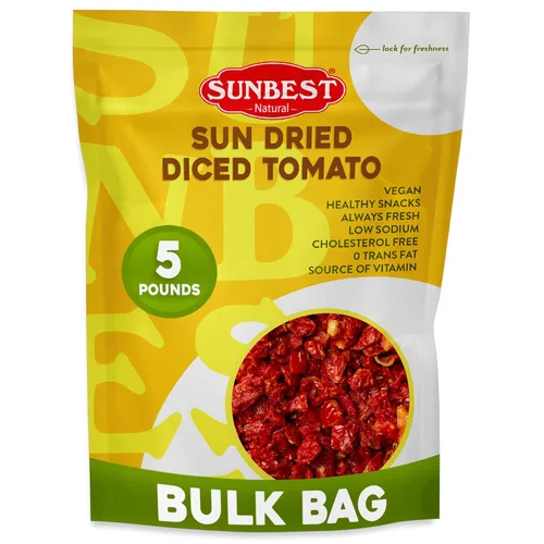 Miniatura 7 de Sunbest Natural - Mitades de tomates secados al sol, mezcla fresca de tomates listos para comer, tomate secado al sol para cocinar y aperitivos