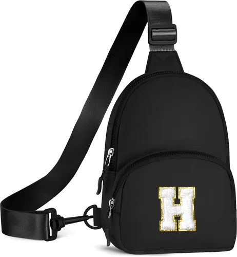 Miniatura 27 de YOOLIFE Bolso bandolera con inicial, bolsas pequeñas para niñas y mujeres, regalos para adolescentes, niñas, adolescentes, novia, dama de honor