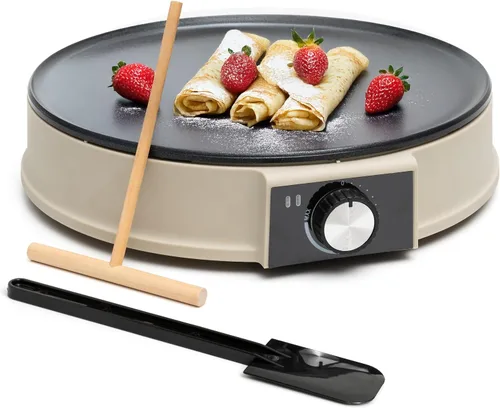 Miniatura 10 de Moss & Stone Máquina Eléctrica para Crepas – Sartén Portátil para Crepas de 8" Antiadherente con Plato de Inmersión, Apagado Automático, Interruptor