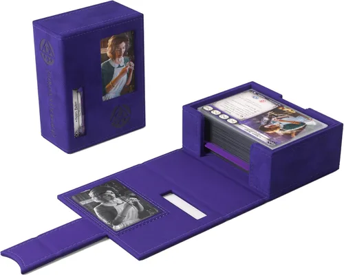 Miniatura 2 de Gamegenic Arkham Horror Investigator Deck Tome – Caja de cubierta premium para Arkham Horror: El juego de cartas, contiene una cubierta completa