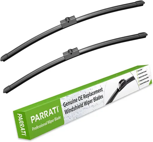 PARRATI® Limpiaparabrisas de repuesto de alta calidad y desempeño de 24 y 24 pulgadas, para todas las estaciones, fácil de instalar y superior
