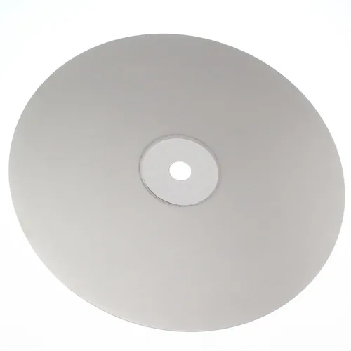 Miniatura 10 de Drilax Disco de regazo plano de diamante de 8 pulgadas Grano 100, orificio de eje de 1/2 pulgada para rectificado lapidario, modelado de piedra