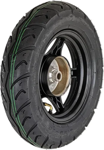 Miniatura 3 de RedCap Rueda trasera de 10 pulgadas y neumático de 3.5-10 para scooter de 50 cc con freno de tambor GY6 QMB139 Sunny TaoTao Vitacci Amigo Milano
