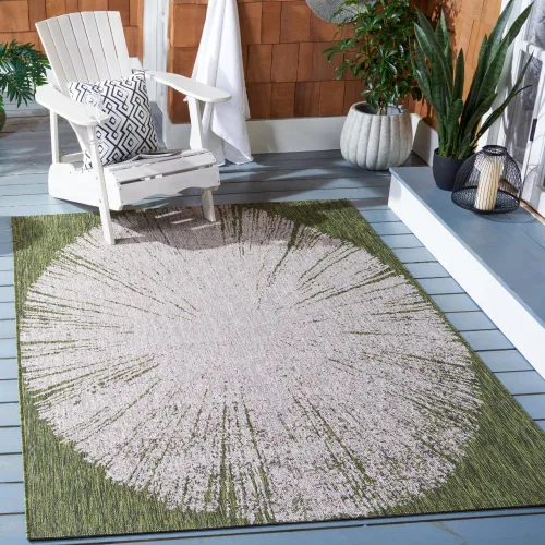 Miniatura 18 de Safavieh Courtyard Collection CY8893 - Alfombra decorativa para interiores y exteriores, no desprende pelusa, fácil de limpiar, 2 x 3 pies 7 beige