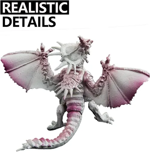 Miniatura 5 de Juego de juguetes de dragón con detalles realistas de 4 pulgadas con caja de regalo, 12 piezas de mini figuras de dragón en y estilos, juguete