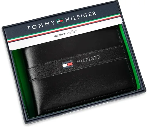 Miniatura 9 de Tommy Hilfiger Billetera plegable clásica para hombre con ventana de identificación y múltiples ranuras para tarjetas
