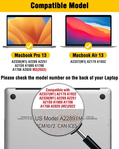Miniatura 7 de F FORITO Protector de pantalla magnético de privacidad compatible con MacBook Pro de 13 pulgadas (2016, 2017, 2018, 2019, 2020, 2021, 2022, M1, M2)