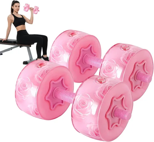 Miniatura 9 de Travel Weights Water Filled Dumbbell Set of 2,6LB Hand Weights for Women at Home Gym Exercise Training