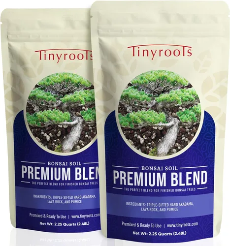 Miniatura 9 de Bonsai Outlet Tierra Premium para Bonsai - Tinyroots Bolsa de 2.5 Galones de Mezcla de Tierra para Bonsai Terminado, Ideal para Retención de Agua