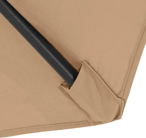 Miniatura 5 de MASTERCANOPY - Sombrilla de patio de 7.5 pies con toldo de repuesto de 6 varillas - Beige, solo toldo de repuesto