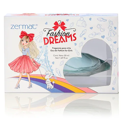 Miniatura 5 de Zermat, Perfume para niña, sueños de moda, floral - aroma afrutado, 1.69 onzas líquidas, perfume para niñas