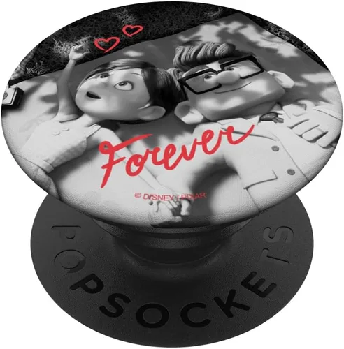 Disney PIXAR UP Carl y Ellie Forever Heart PopSockets PopGrip estándar