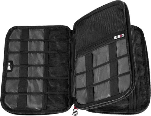 Miniatura 2 de Organizador de equipaje con doble capa para viajes BUBM, para llevar dispositivos y accesorios electrónicos., Negro, 2 capas M