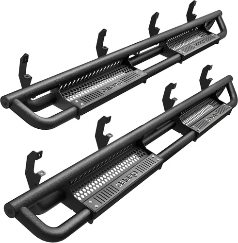 OEDRO Estribos de 6 pulgadas compatibles con Chevy Silverado/GMC Sierra 1500 Crew Cab 2019-2026, Silverado/Sierra 2500HD 3500HD 2020-2026, escalones