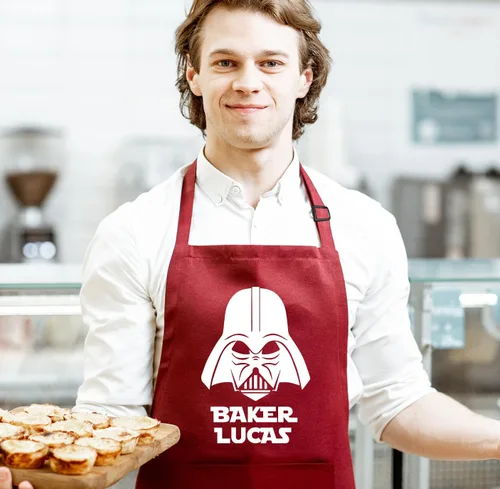 Miniatura 2 de Delantal personalizado para hombres, regalos de Star Wars, delantal de chef, regalo de parrilla para él, aniversario, Navidad, regalo del día