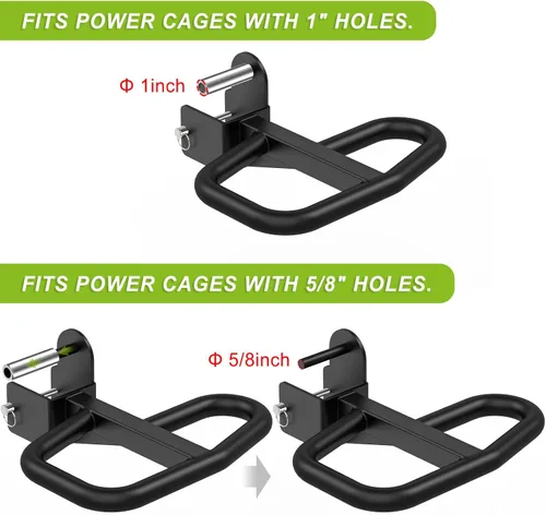 Miniatura 3 de SELEWARE Accesorios de jaula eléctrica, manijas de inmersión, estaciones de dominadas y accesorios de entrenamiento multiagarre Accesorio de barra