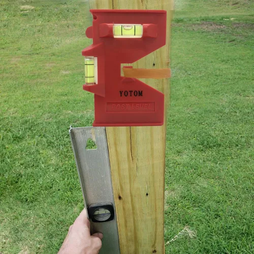 Miniatura 6 de 2 piezas de nivel de poste magnético para nivelación de tuberías, postes y vigas (versión mejorada)
