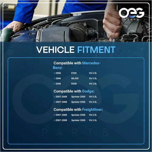 Miniatura 4 de OEG parte el nuevo alternador compatible con Mercedes ML350 3.5L V6 2006, Freighliner Sprinter Van 2007-2008 A2721540102, 68011841AA, ABO0345