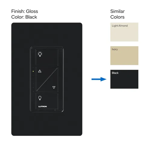 Miniatura 2 de Lutron Caseta - Interruptor de atenuación inteligente original (requiere Lutron Smart Hub), para luces LED, 150 vatios, un solo polo/3 vías, no Negro