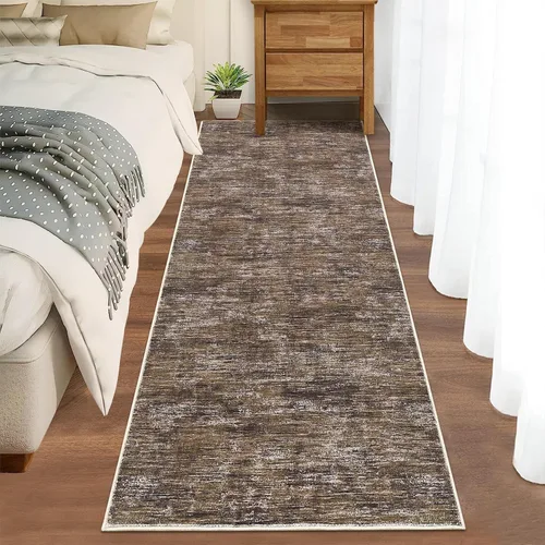 Miniatura 39 de RUGSREAL - Tapete pequeño de 2x3 con base de goma, resistente a las manchas, moderno, color liso, contemporáneo lavable, para la entrada, sala