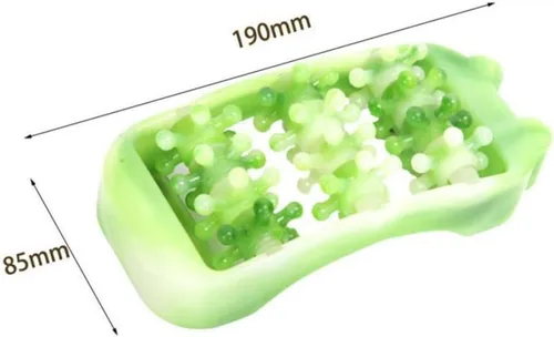 Miniatura 3 de Healifty 2 unids rodillo de masaje plantar rodillo masajeador de pies de acupunto masaje puntos gatillo rodillo de pie reflexología rodillo