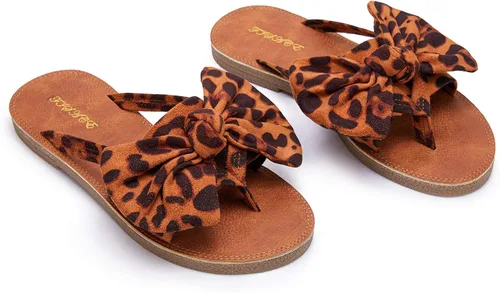 Miniatura 3 de FISACE - Sandalias de gladiador planas para mujer con tira para el dedo del pie