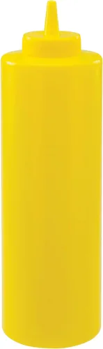 Miniatura 17 de Winco Juego de botellas exprimibles de 6 piezas, 8 onzas, color rojo, mediano