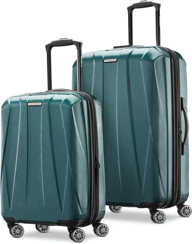 Miniatura 20 de Samsonite Centric 2 Set de maletas rígidas expandibles con ruedas giratorias dobles, Azul Caribe, Juego de 2 piezas (equipaje de mano/grande)