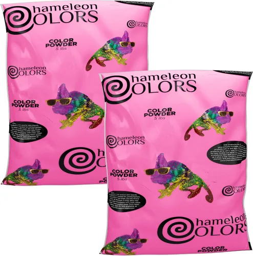 Miniatura 9 de Chameleon Colors Polvo azul para revelación de género, 2 bolsas de 5 libras, color azul vibrante, para bebé, bolsas de fácil apertura, fácil