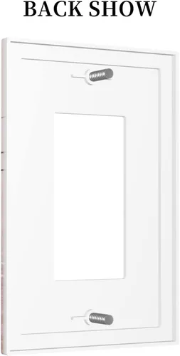 Miniatura 300 de Placa de Interruptor de Luz Azul de 1 Gang, Placa de Pared Decorativa de Palanca Individual, Cubierta de Placa de Pared de Palanca, Placa Frontal