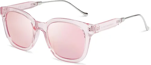 SOJOS Lentes de sol polarizados cuadrados clásicos para mujeres y hombres, retro, modernos, protección ultravioleta UV400 SJ2050