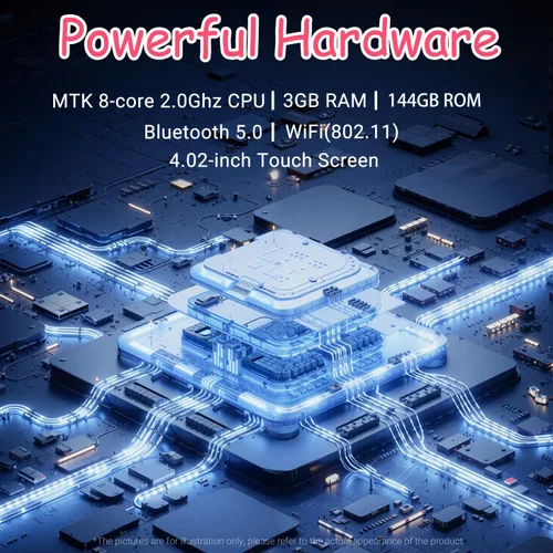 Miniatura 4 de Reproductor de MP3 con Bluetooth y WiFi, Android 9.0 de 144 GB, pantalla táctil de 4 pulgadas, reproductor MP3 y MP4 dgtenk Kids para Spotify