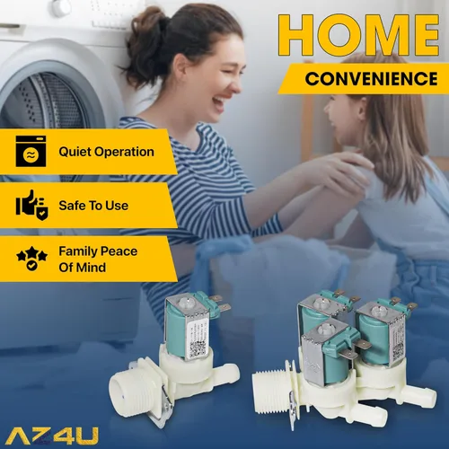 Miniatura 9 de AZ4U La válvula de entrada de agua de la lavadora fría 5220FR2075L y caliente 5220FR2006H reemplaza 5220FR2006L 5220FR2006Q 5221ER1003A 5221ER1003C