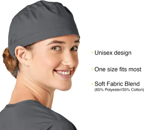 Miniatura 2 de WonderWink Men's Tie Back Scrub Cap