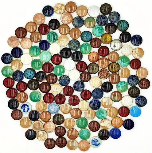 500g/1.1lb Azulejos de Mosaico de Cerámica Irregular de Colores Aleatorios, Azulejos de Mosaico Cerámicos Creativos para Hacer Manualidades DIY